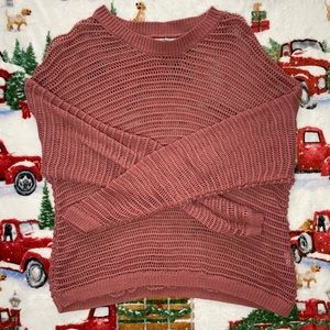 Forever‎ 21 Pink Knitted Sweater {Size Small}